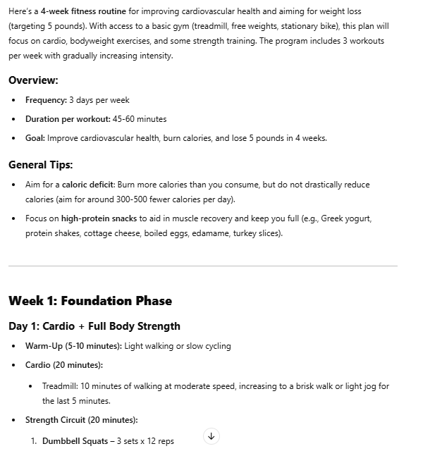 A screenshot of a fitness program
AI-generated content may be incorrect.