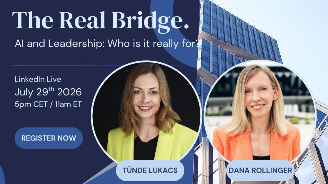 The Real Bridge: AI and Leadership, LinkedIn Live July 29