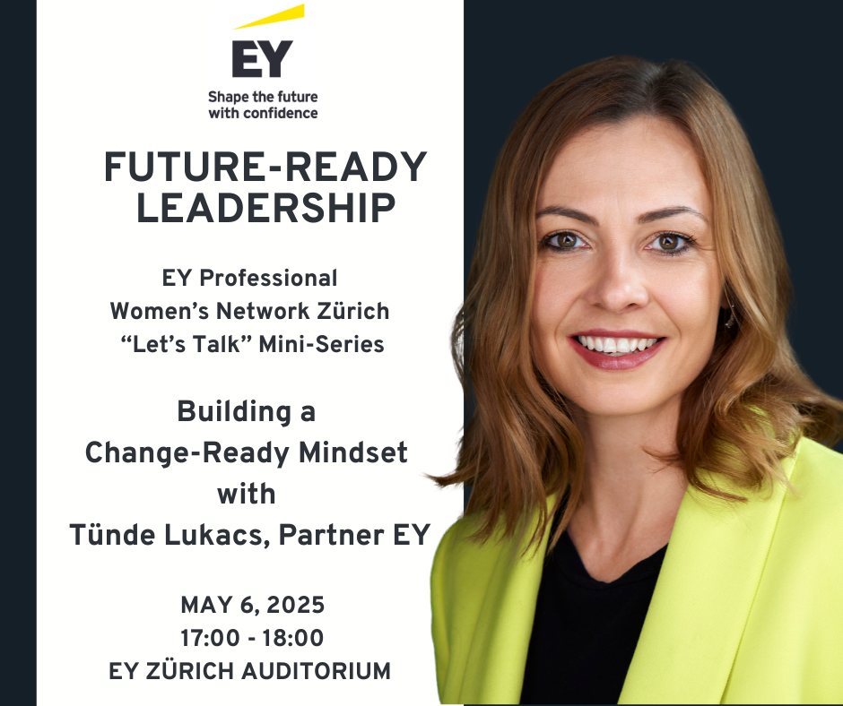 EY's PWN event on mindset with speaker Tünde Lukacs